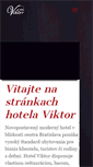 Mobile Screenshot of hotelviktor.sk